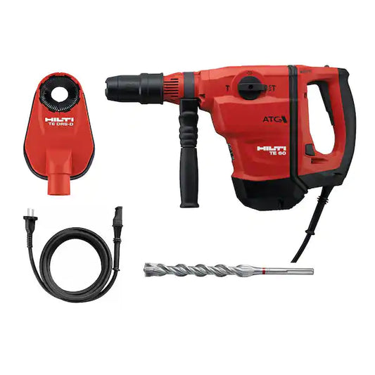 120-Volt 13 Amp TE 60 Corded AVR/ATC Rotary Hammer w/Active Torque Control TE-YX 7/8 in. x 13 in. Drill Bit and Cord